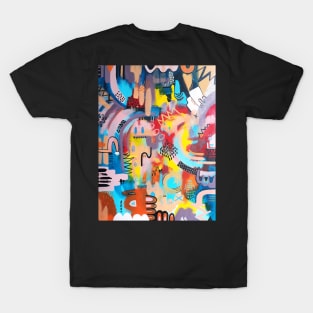 "After Storm" Abstract Painting T-Shirt